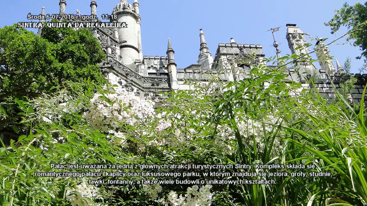 Quinta da Regaleira, rezydencja oraz park w Sintrze, Portugalia, Środa 6-07-2016