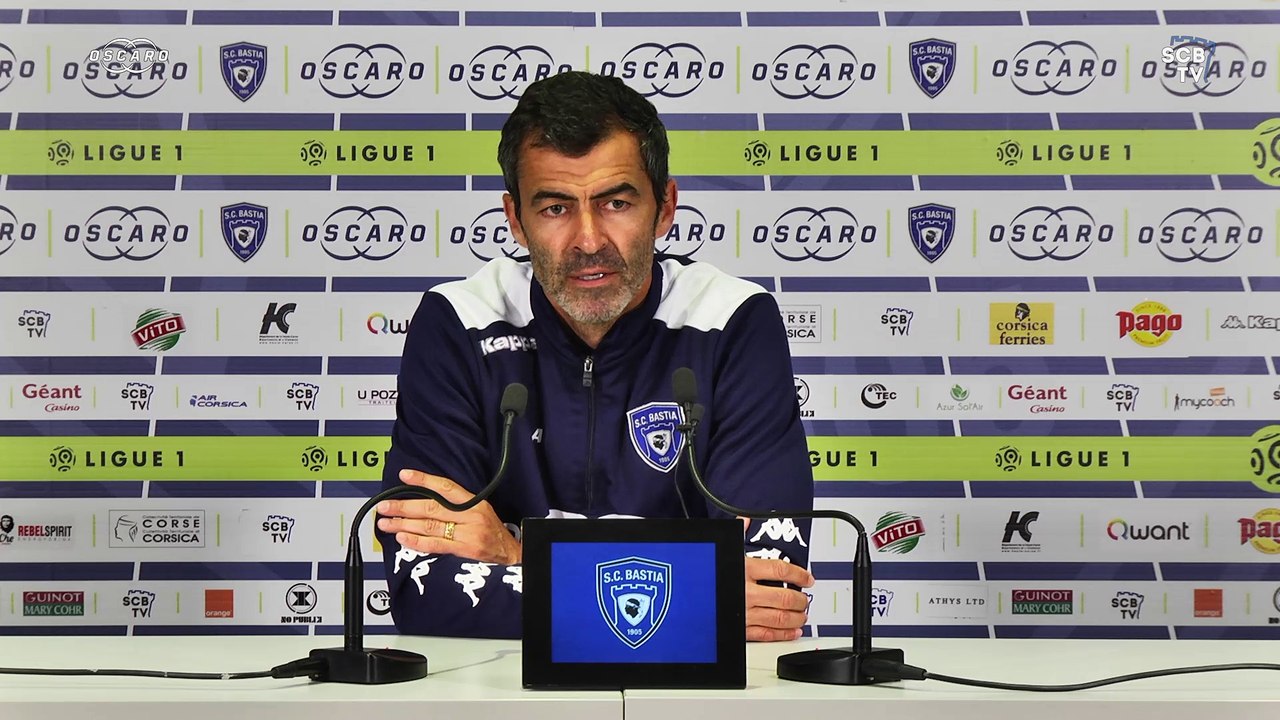 Bastia-Rennes : Conf. d'avant-match de R. Almeida