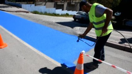 Dursunbey Belediyesi Bisiklet Yolları Çalışmasını Başlattı