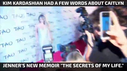 Kim Kardashian blasts Caitlyn Jenner's new book