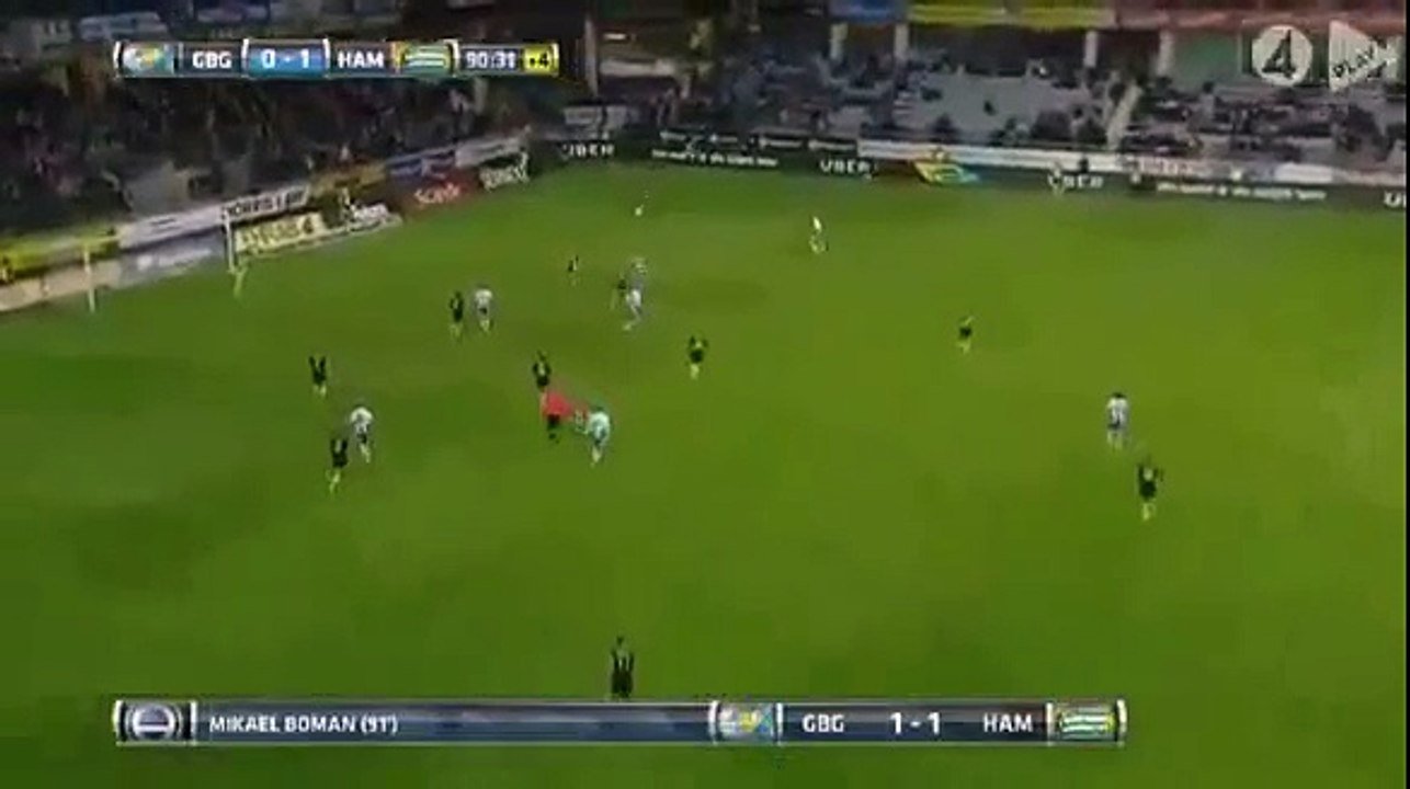 Goeteborg 1:1 Hammarby (Swedish Allsvenskan. 26 April 2017)
