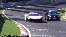 Ferrari 488 GT3 a voar em Nurburgring