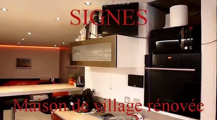 Maison de village T3 renovee - A SIGNES - Ideal 1er achat