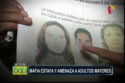 Mafia de estafadores amenaza de muerte a adultos mayores