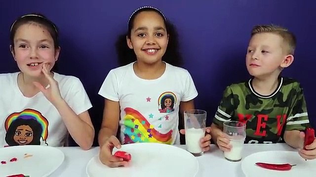 Giant Gummy Gators Giant Gummy Worm VS Gross Real Food Candy Challenge! Kids React!