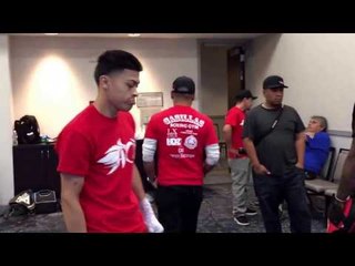 Скачать видео: Goldenboy boxing stars came to support boxing prospect Adan Ochoa - EsNews boxing