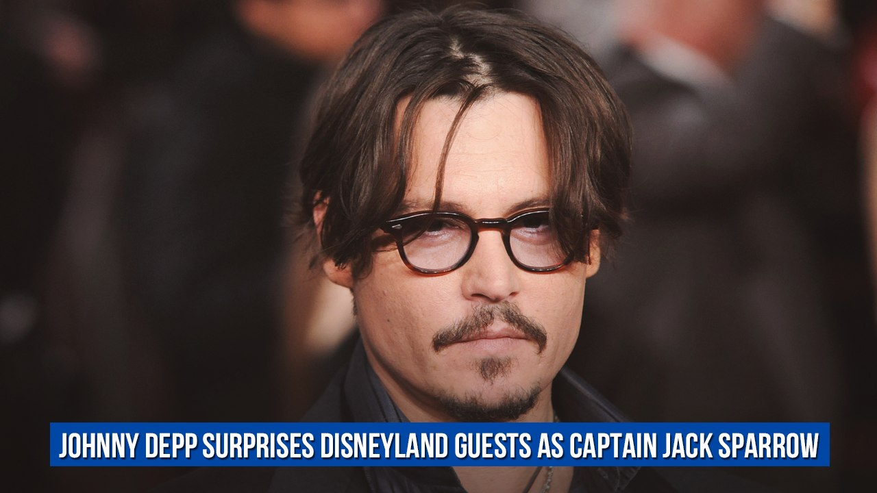 Johnny Depp Surprises Disneyland Guests as Captain Jack Sparrow