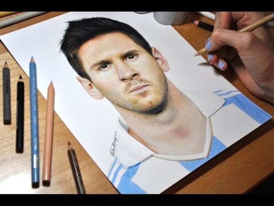 Drawing Lionel Messi