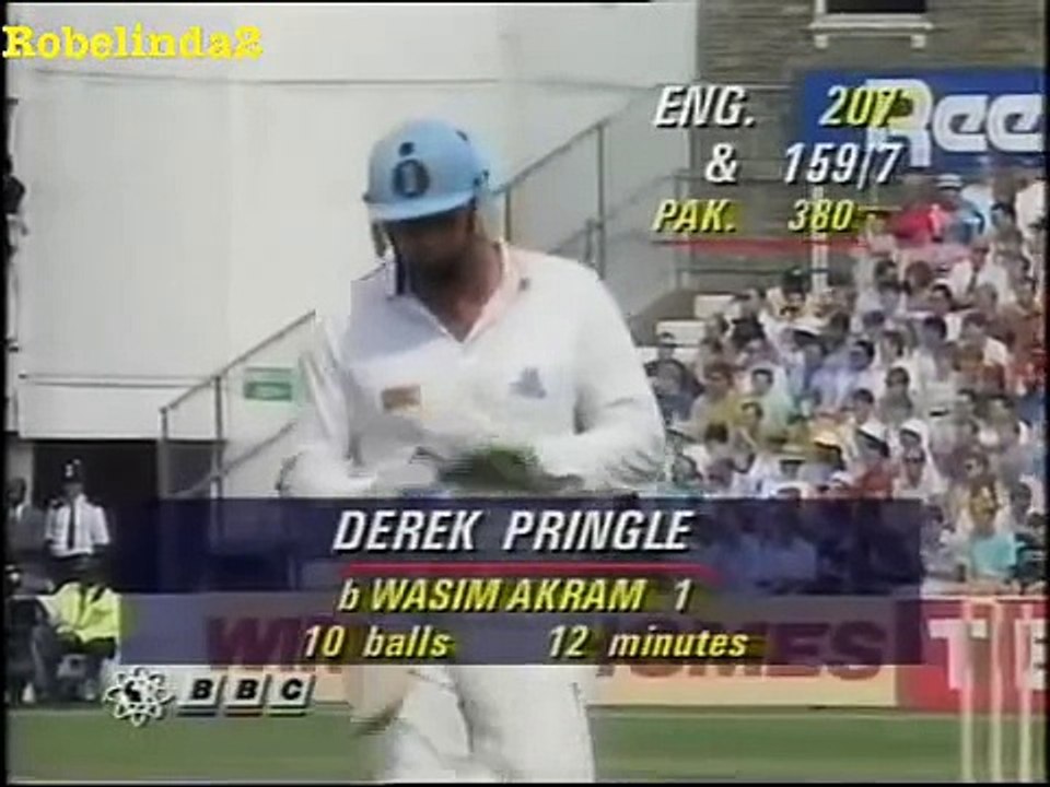 Wasim Akram vs OFF STUMP & Derek Pringle