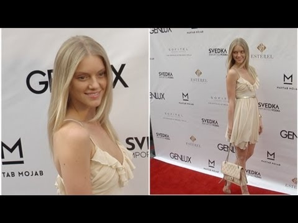 Elle Evans BLURRED LINES at Genlux Magazine Release Party with Cover Girl "Erika Christensen"