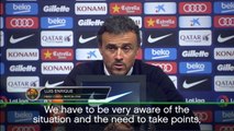 LUIS ENRIQUE HAPPY WITH FRINGE PLAYERS