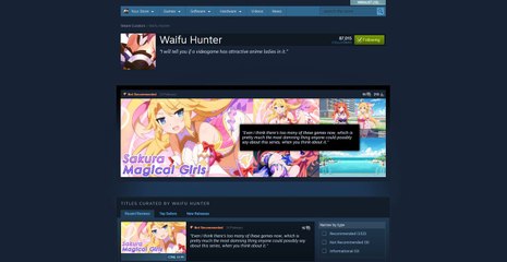 Waifu Hunter The Greatest Video Game Reviewer Of All Time