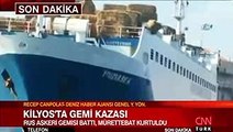 Son Dakika! Karadeniz'de Kargo Gemisiyle Çarpışan Rus Savaş Gemisi Battı