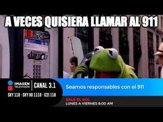 Seamos responsables con el 911