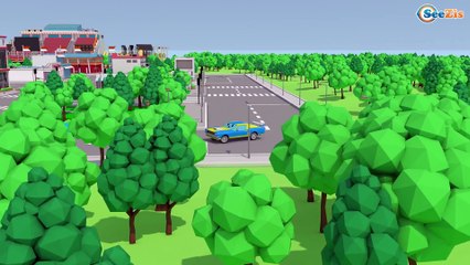 Two Racing Cars | Colors Funny Cars for Kids