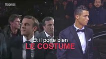 À Sarcelles, Emmanuel Macron en mode Cristiano Ronaldo