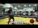 Sparring At Mayweather Boxing Club - EsNews Boxing