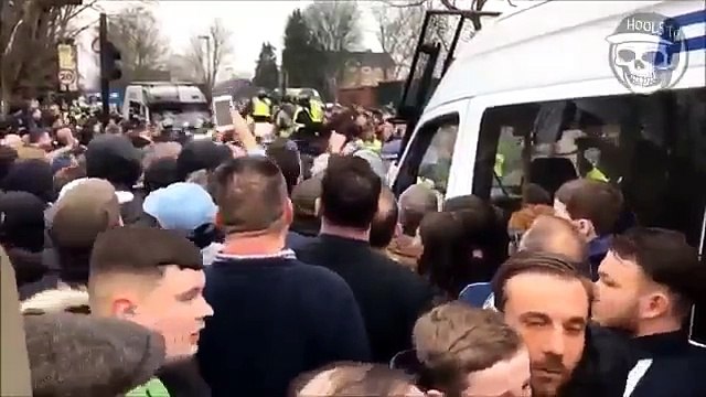 Chelsea vs Tottenham fight - football hooligans