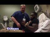 Adrien Broner Behind The Scenes At Hospital Post Granados Fight EsNews Boxing