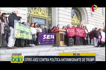 Donald Trump reacciona a nuevo revés a su política migratoria