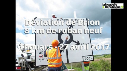VIDEO. Entre Thouars et Saumur, la déviation de Brion est ouverte
