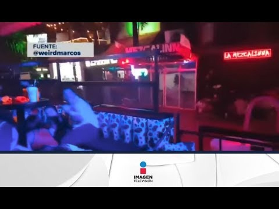 Así fue la balacera en el Blue Parrot de Playa del Carmen | Imagen Noticias con Ciro Gómez LEyva