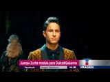 Juanpa Zurita modela para Dolce & Gabbana