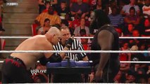Mark Henry vs Kane Arm Wrestling WWE Raw 2011
