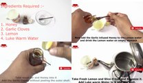 Fastest Way To Lose Weight Fast with HONEY and GARLIC MIXTURE | 1 Week To Lose Belly Fat Home remedies