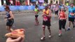Well-Wisher Shares His Pizza With Runners at London Marathon