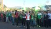 Bursasporlu Taraftarlar, Seyircisiz Maçı Dev Ekranda İzledi