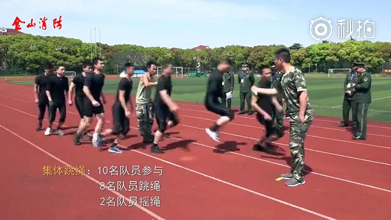 Champions du monde de CORDE A SAUTER !! Soldats chinois...