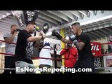 boxing champ jessie magdaleno working out