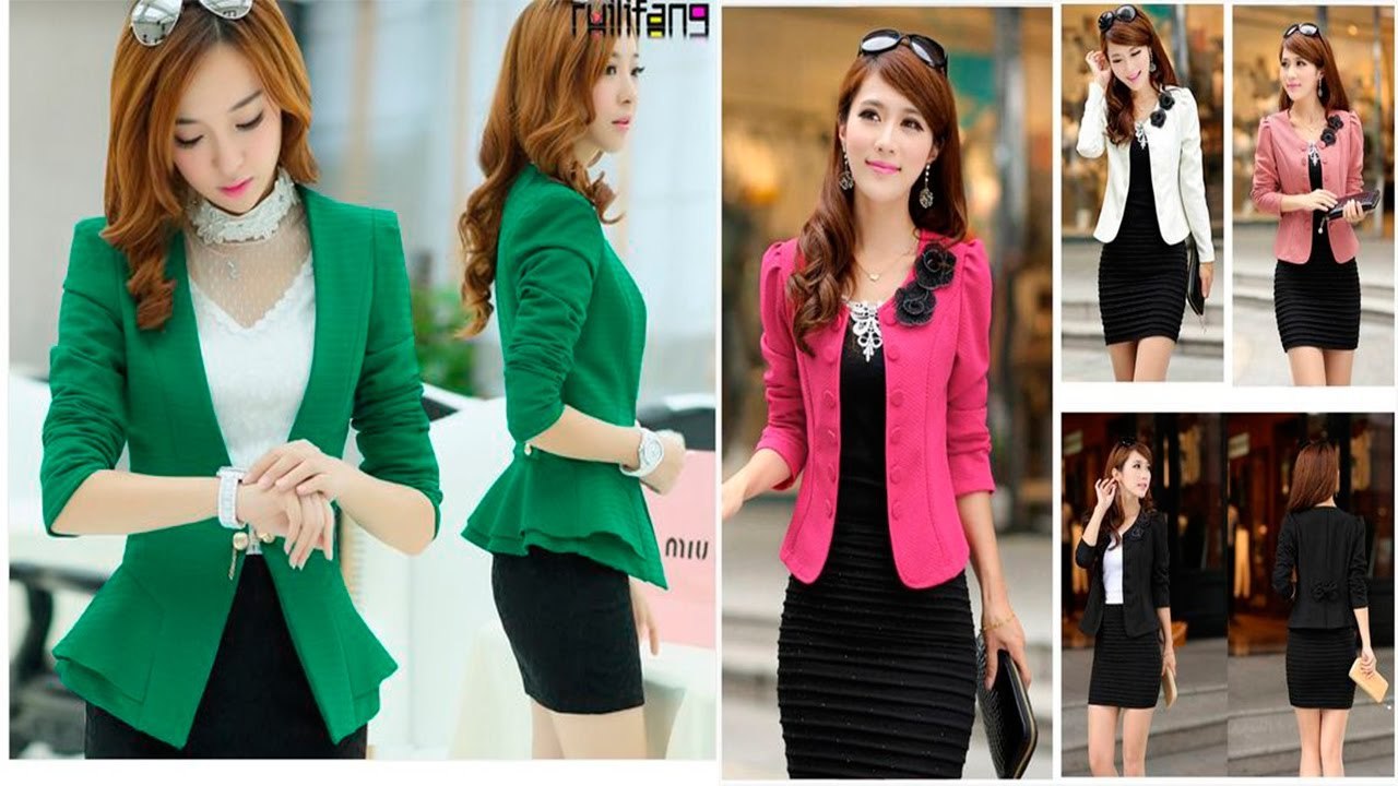 Outfits con blazer femenino a la moda 2017 I Como lucir unos hermosos blazer  de moda