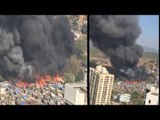 Massive fire at Mumbai's Kandivali slum as 50 cylinders exploded