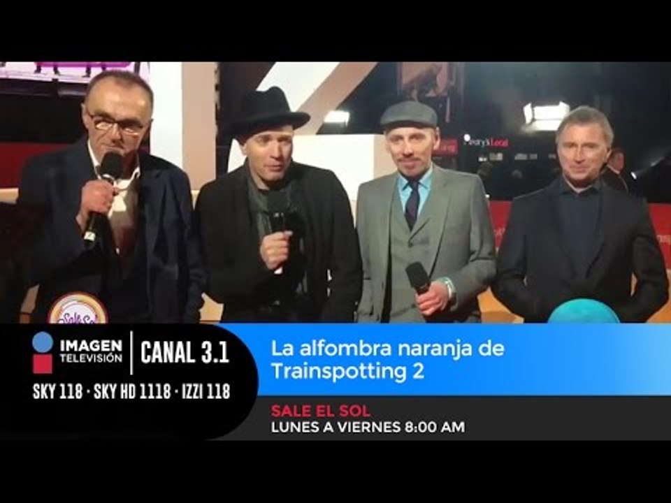 La alfombra naranja de Trainspotting 2