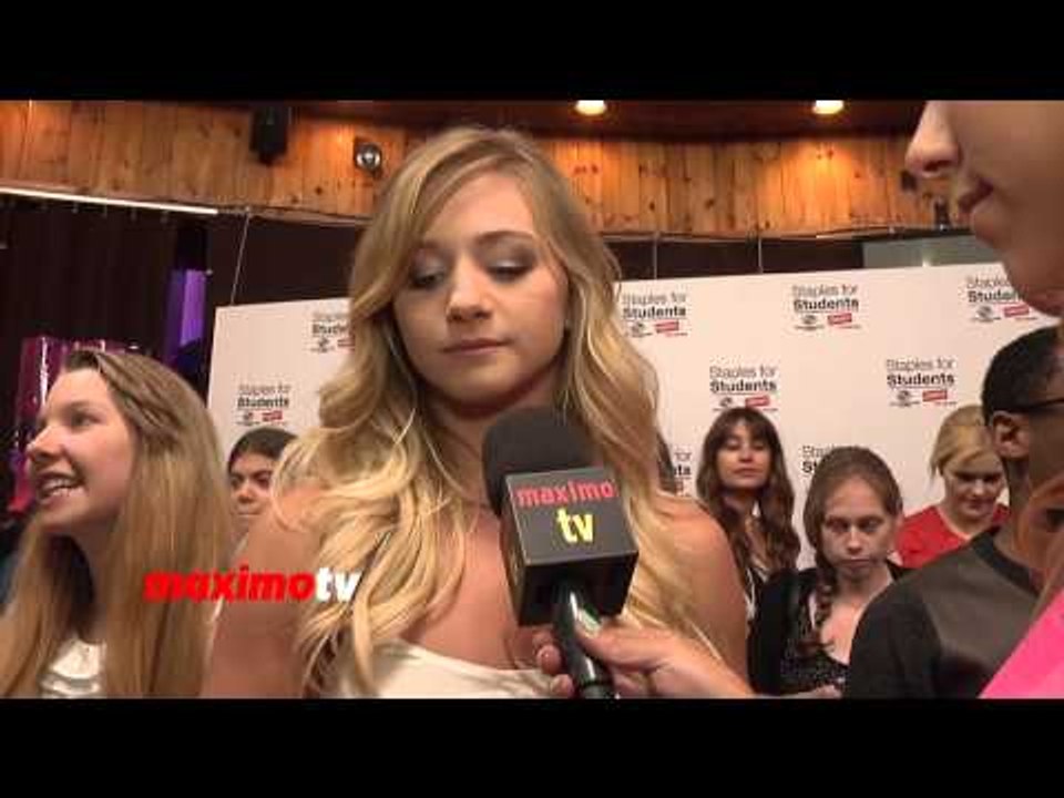 Mollee Gray Interview Staples for Students 2013 Teen Choice Awards After Party
