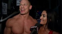 Nikki Bella says that she was completely surprised by John Cena's wedding proposal at Wrestlemania