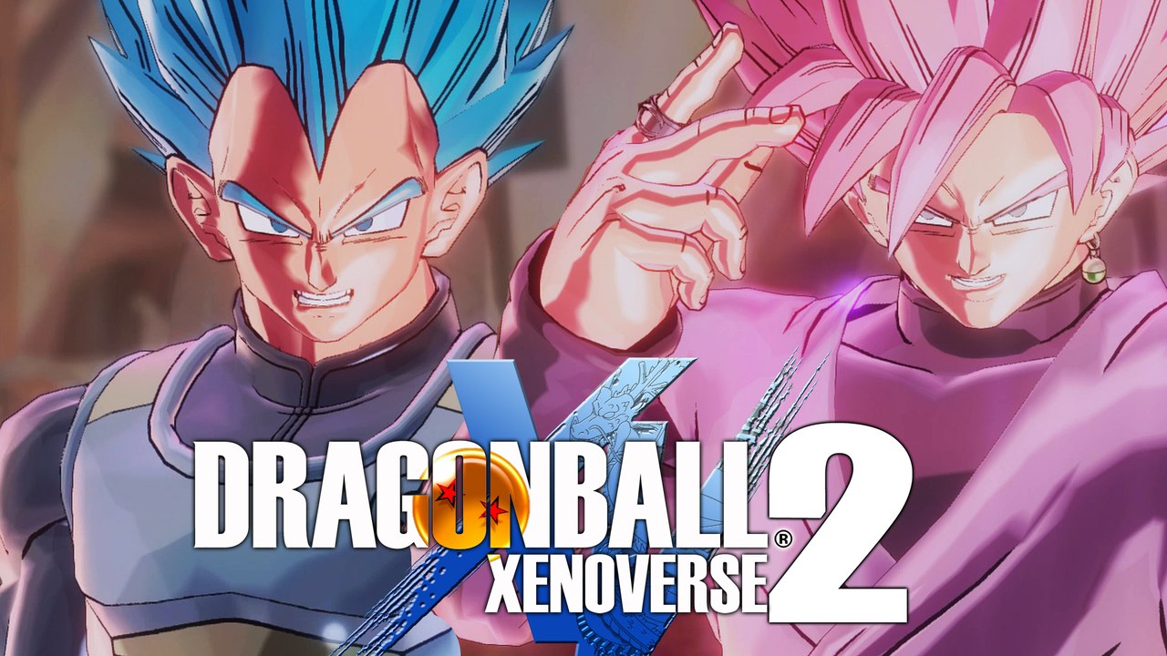 VEGETA SSGSS VS GOKU BLACK SSJ ROSE (BATALHA MORTAL) - DRAGON BALL XENOVERSE 2 [PS4]