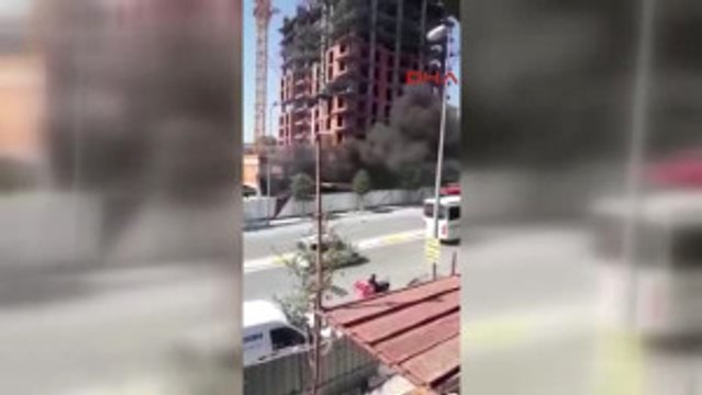 Görüntülerle)yanmaz Strafor Testi Yangın Çıkardı; Itfaiye Amiri Ağır Yaralandı