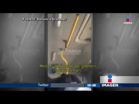 Usan el miedo para asaltar en Ecatepec