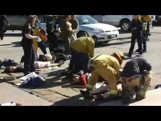 Download Video: California Shooting kills 14 in open firing, 2 suspect shot dead