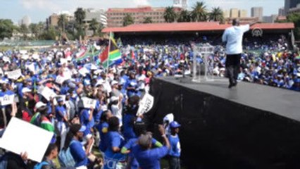 Güney Afrika'da Cumhurbaşkanı Zuma Karşıtı Gösteri