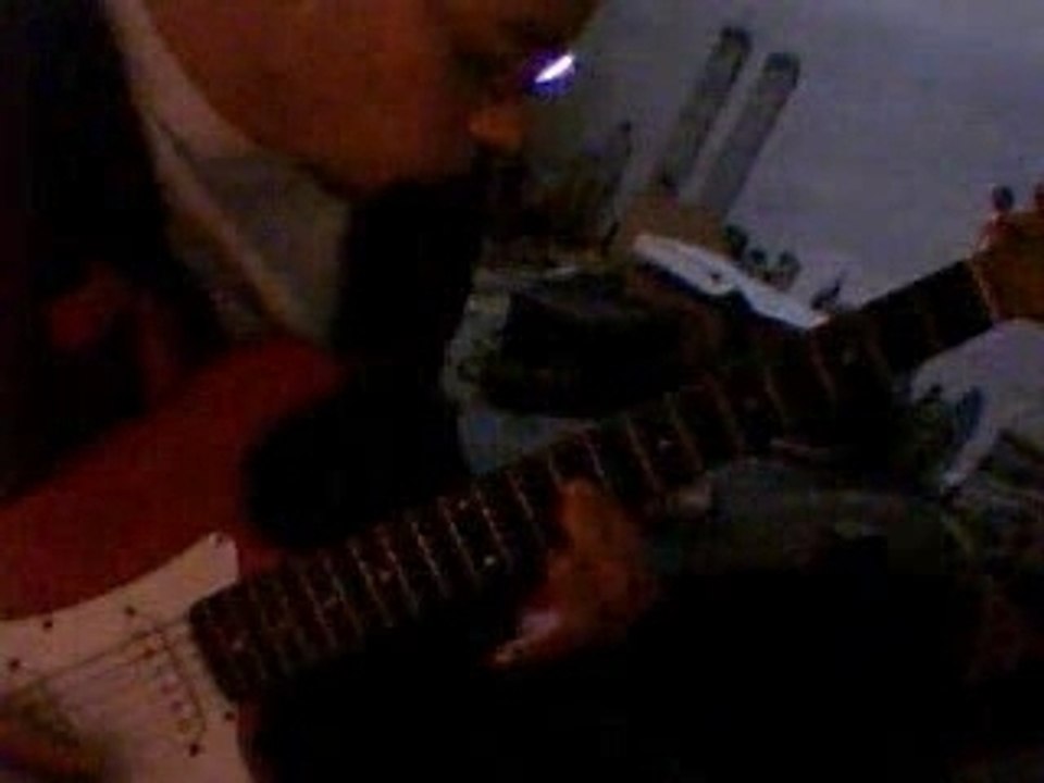 "Suffocating under words of sorrow" played by Fraust