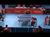 Table Tennis - GER vs ESP - Men's Singles Qualif. - Class 3 Group E -London 2012 Paralympic Games