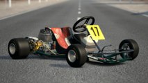 Hommage à Ayrton Senna Niv 1 - Silverstone - Stowe Circuit - DAP Racing Kart 17 '80