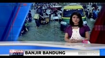 Sungai Cinambo Meluap, Pasar Induk Gede Bage Lumpuh Terendam Banjir