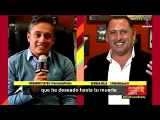 Germán Villa vs Fernando Platas en 'Ajonjolí de todos los goles'