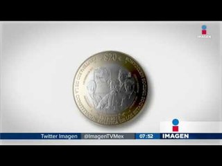 Moneda y billete conmemorativo centenario de la constitución