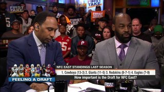 Will The 2017 NFL Draft Have An Impact On The NFC East- - First Take - April 27, 2017